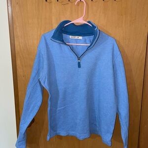 Old Navy Blue Quarter Zip Up Sweater